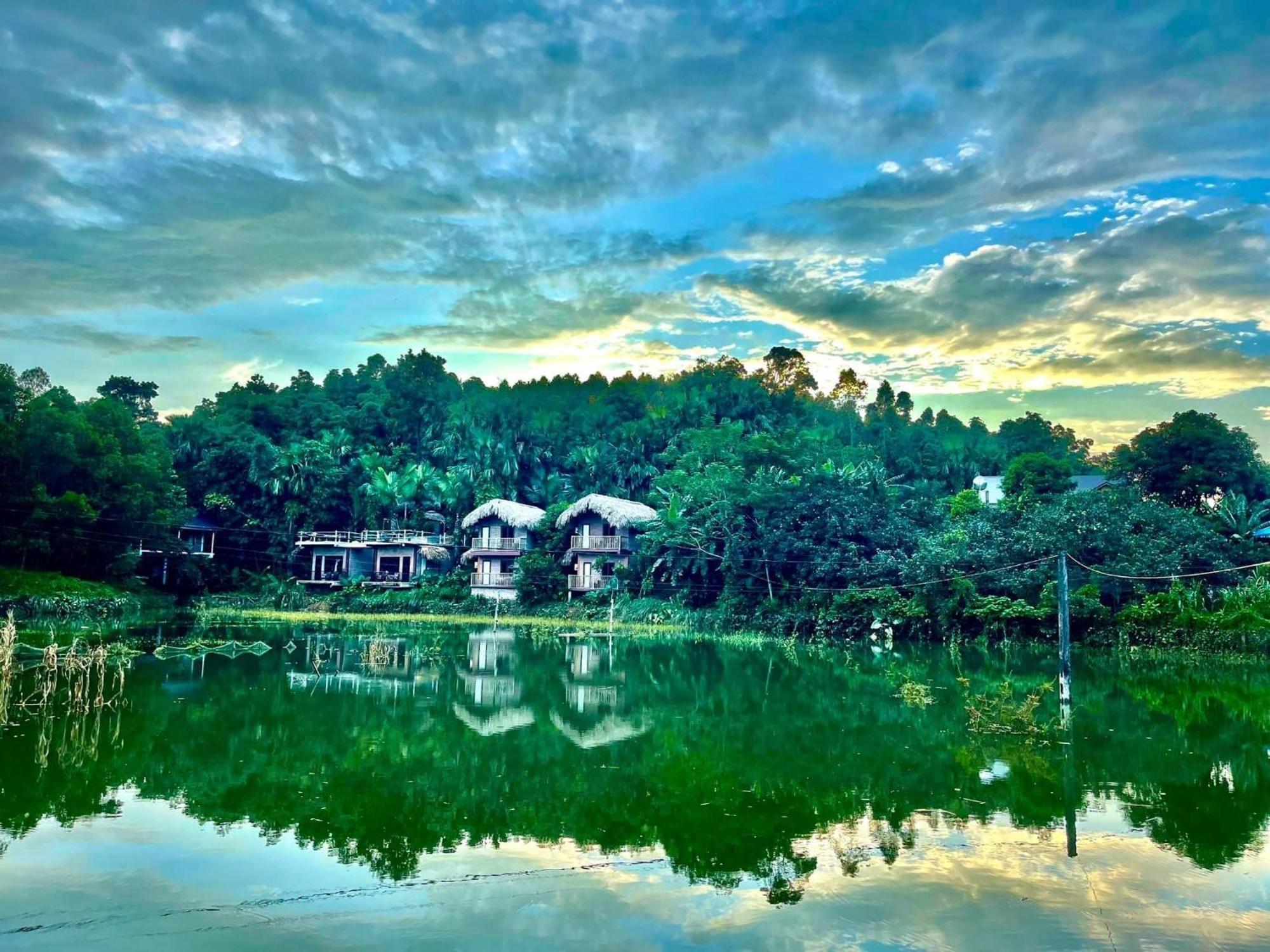 Yen Bai Vu Linh Palm House Homestay - Bungalow מראה חיצוני תמונה