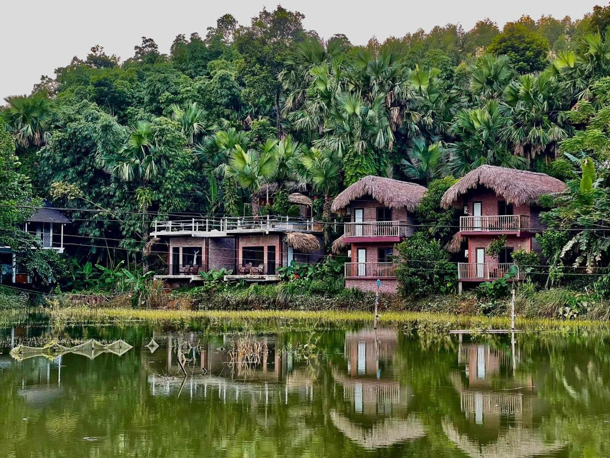 Yen Bai Vu Linh Palm House Homestay - Bungalow מראה חיצוני תמונה