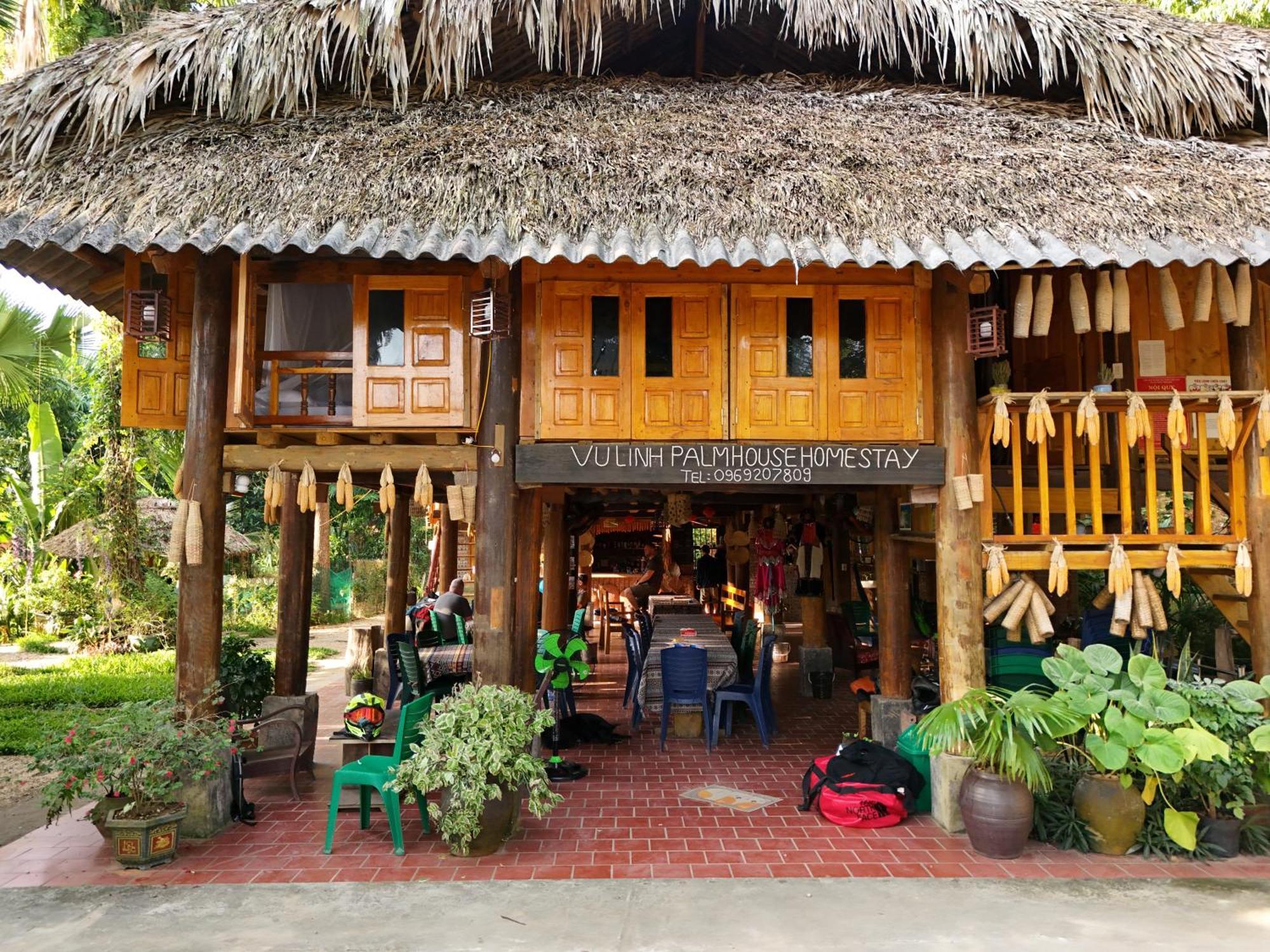 Yen Bai Vu Linh Palm House Homestay - Bungalow מראה חיצוני תמונה