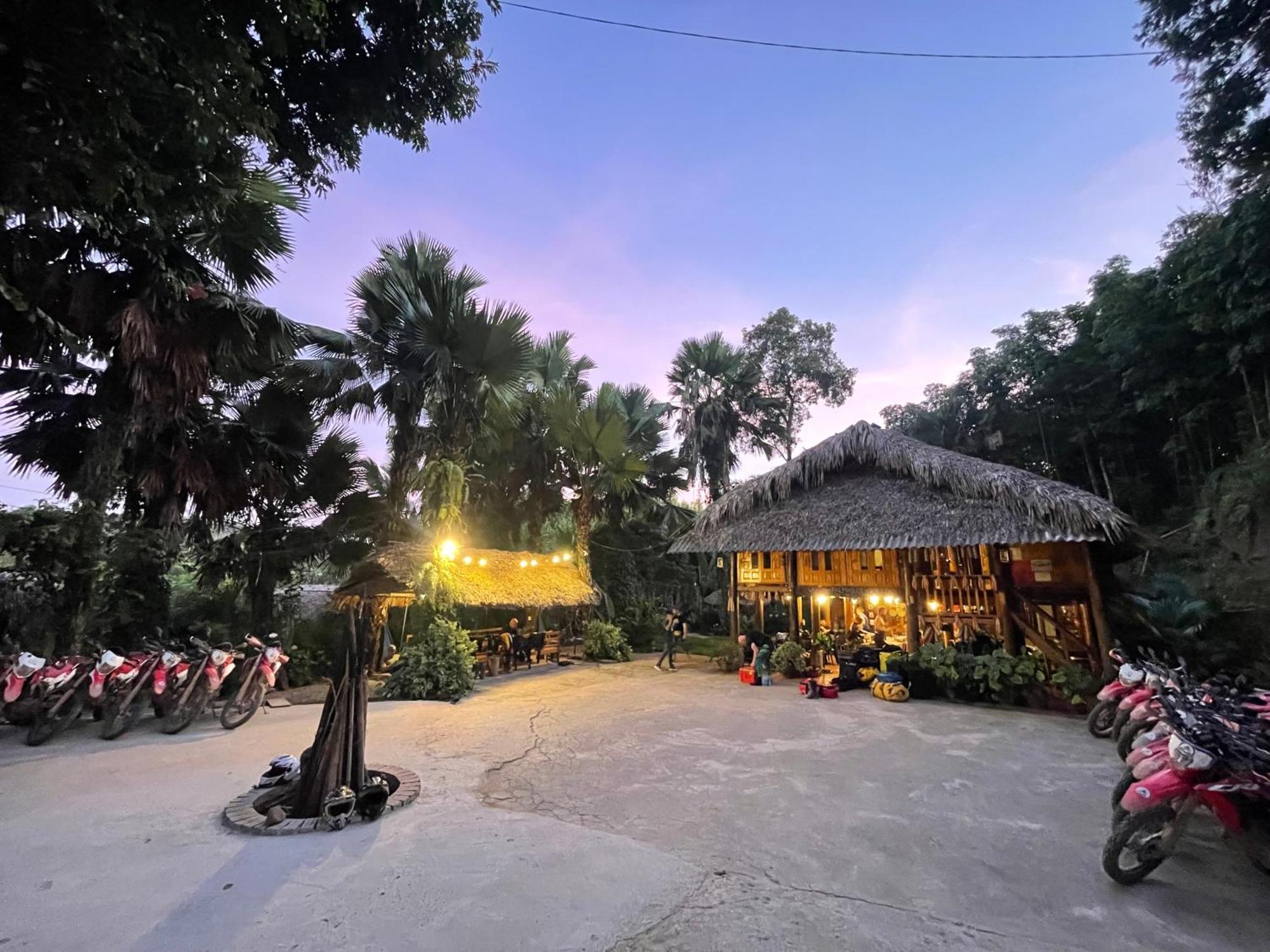 Yen Bai Vu Linh Palm House Homestay - Bungalow מראה חיצוני תמונה