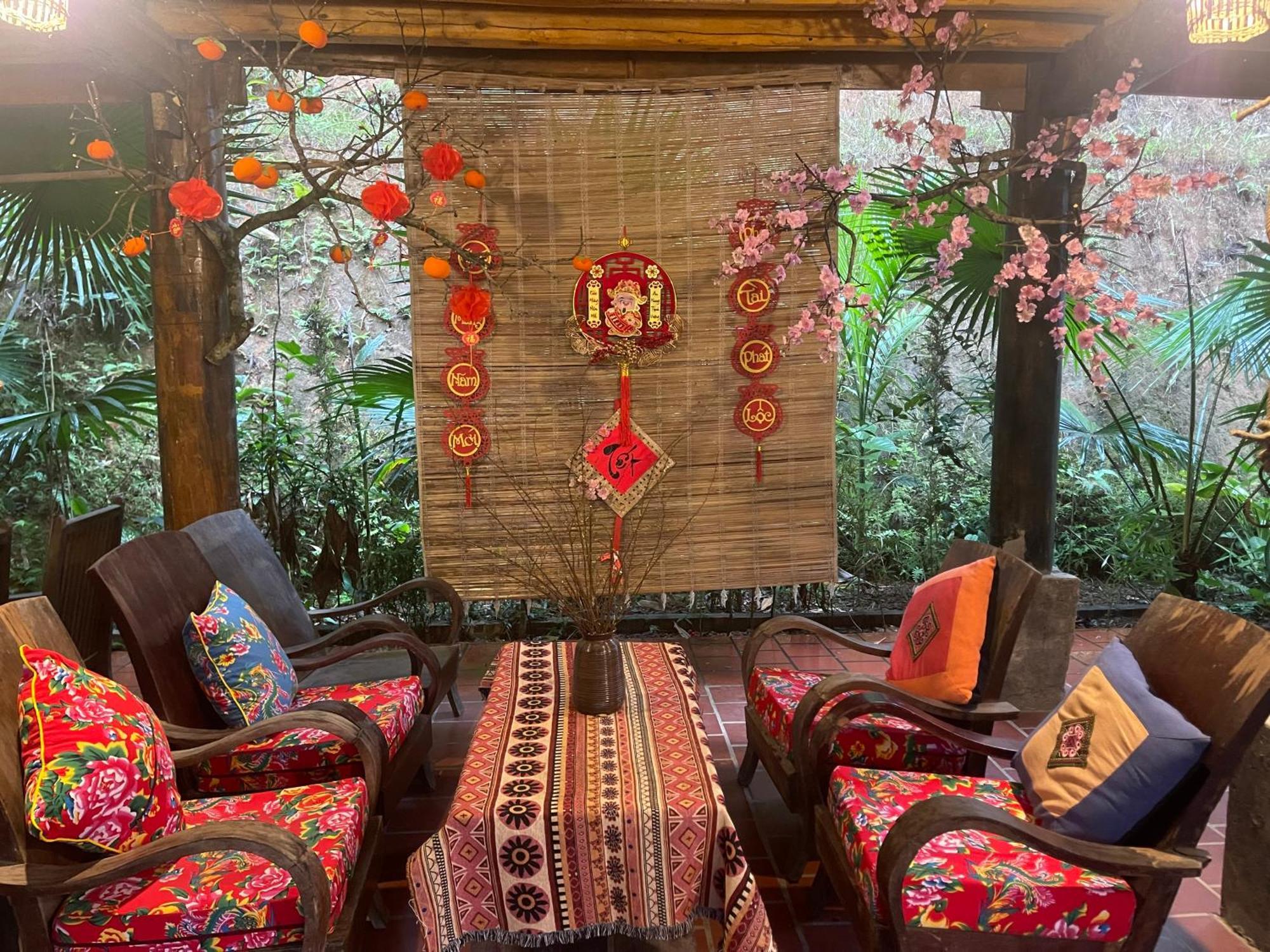 Yen Bai Vu Linh Palm House Homestay - Bungalow מראה חיצוני תמונה