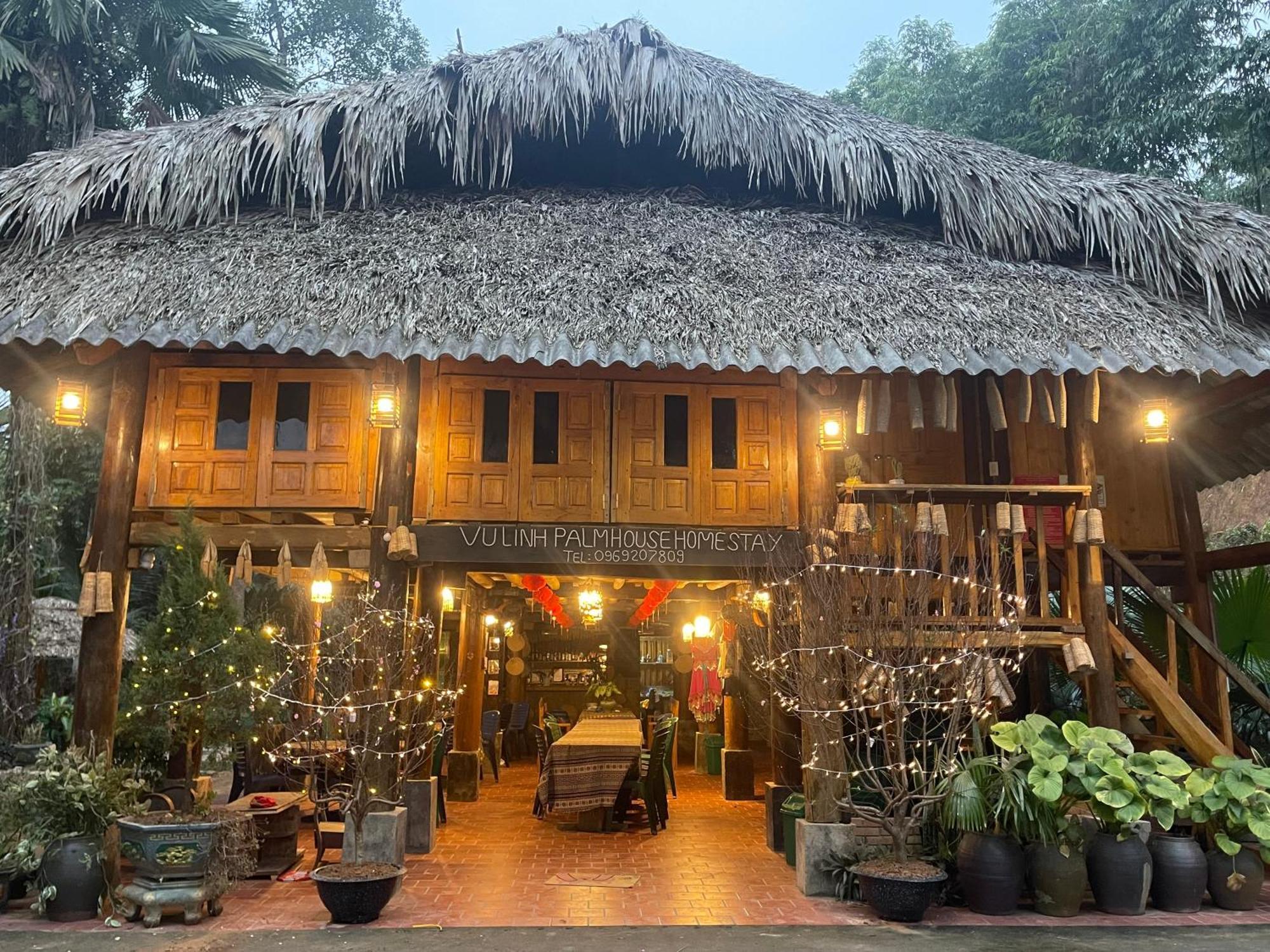 Yen Bai Vu Linh Palm House Homestay - Bungalow מראה חיצוני תמונה